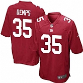 Nike Men & Women & Youth Giants #35 Demps Red Team Color Game Jersey,baseball caps,new era cap wholesale,wholesale hats
